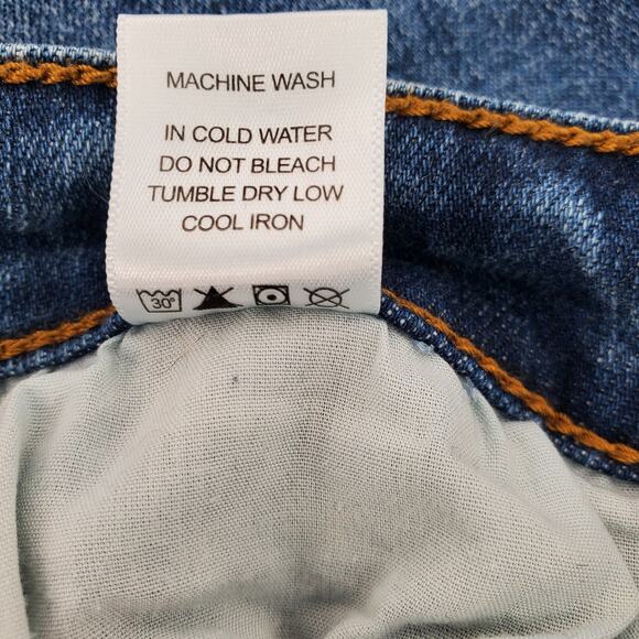 Judy Blue Jeans Slim Fit Distressed Patched Women's 3/26 JB82137MD‎ Pre-Owned - Picture 6 of 6